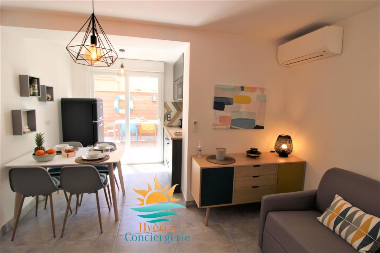 Hyeres-Plage -T2 Neuf Rdj Clim Wifi - La Capte By Hc 아파트 외부 사진